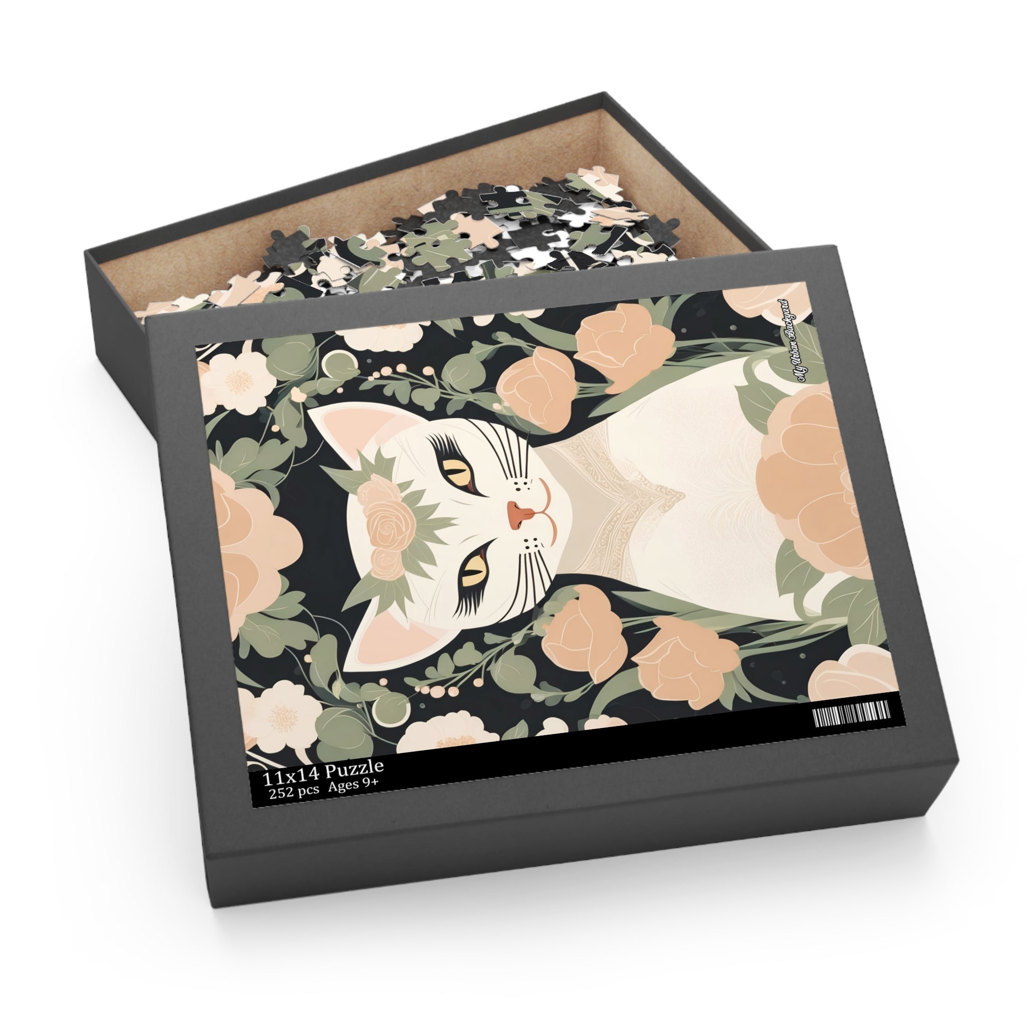 Genevieve Meowcroft, Cat Jigsaw Puzzle, (120, 252, or 500-Piece)