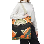 Flying Crow Tote Bag with Cotton Handles For Everyday Use, 3 Sizes