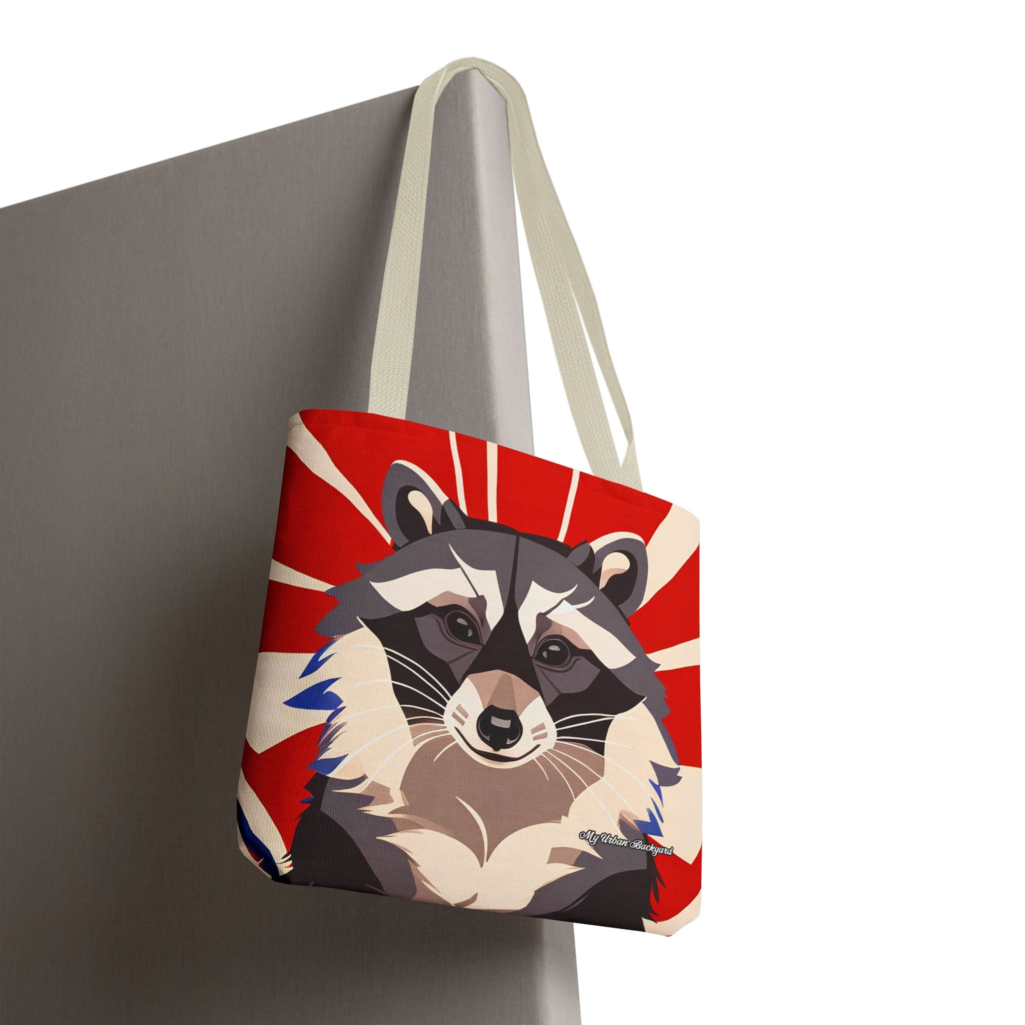 Ziggy Starspaws, Raccoon Tote Bag with Cotton Handles For Everyday Use, 3 Sizes