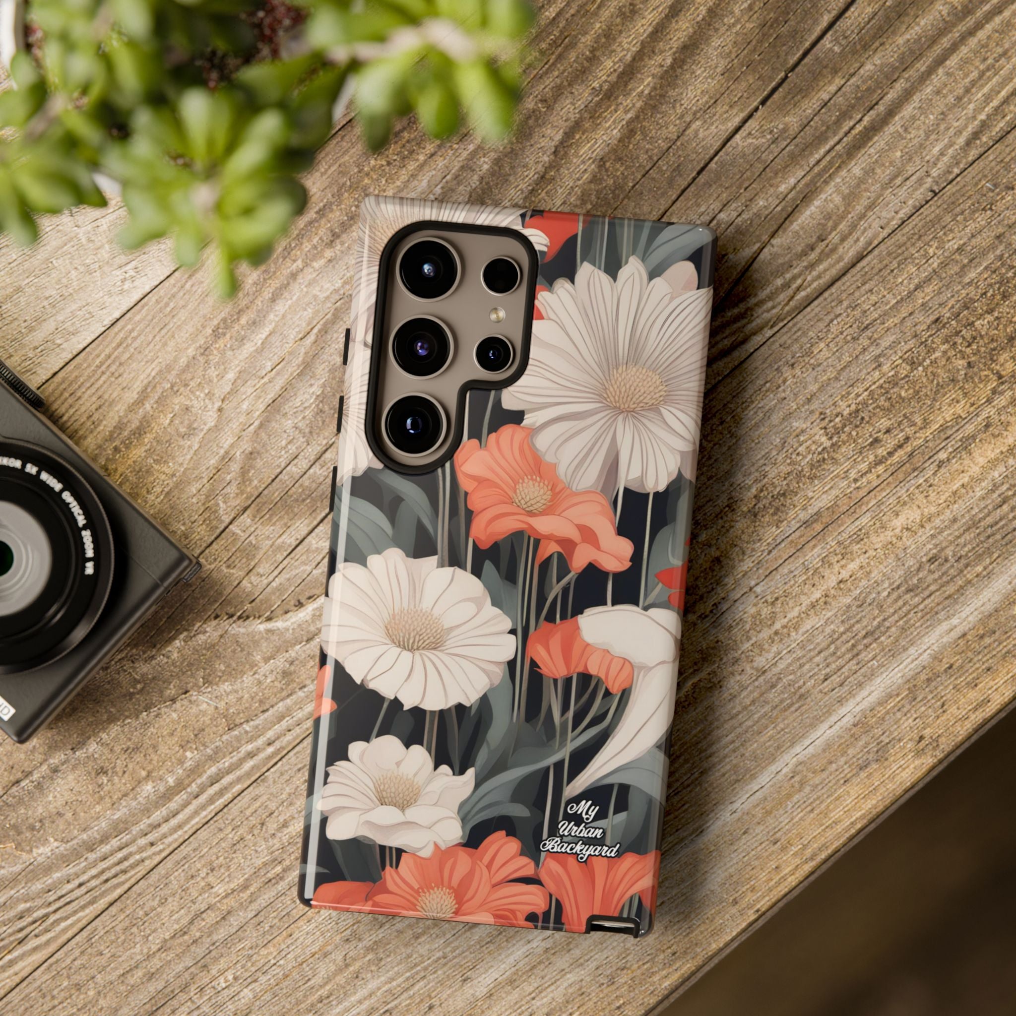 Art Deco Flowers, Cell Phone Case - Apple, Samsung, Google Pixel
