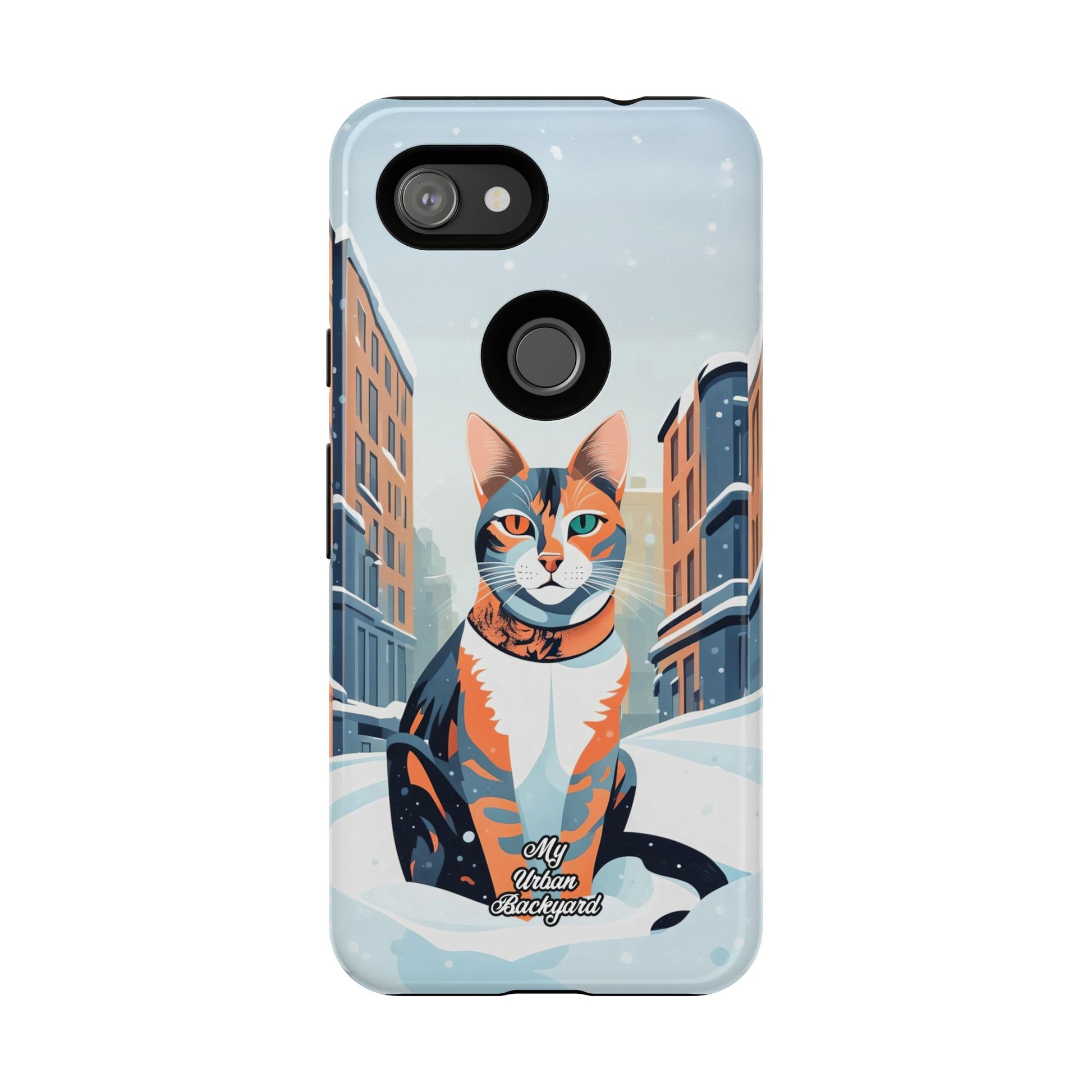 Claws Pawson in the Snow, Cell Phone Case - Apple, Samsung, Google Pixel