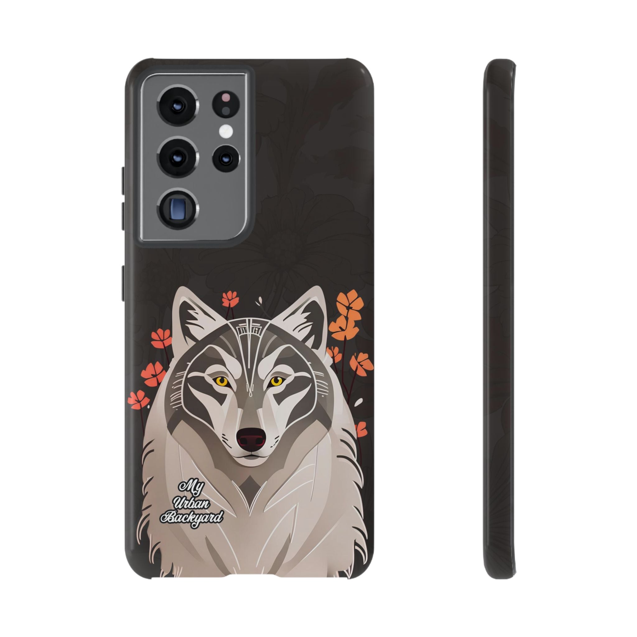 Art Deco Wolf, Cell Phone Case - Apple, Samsung, Google Pixel