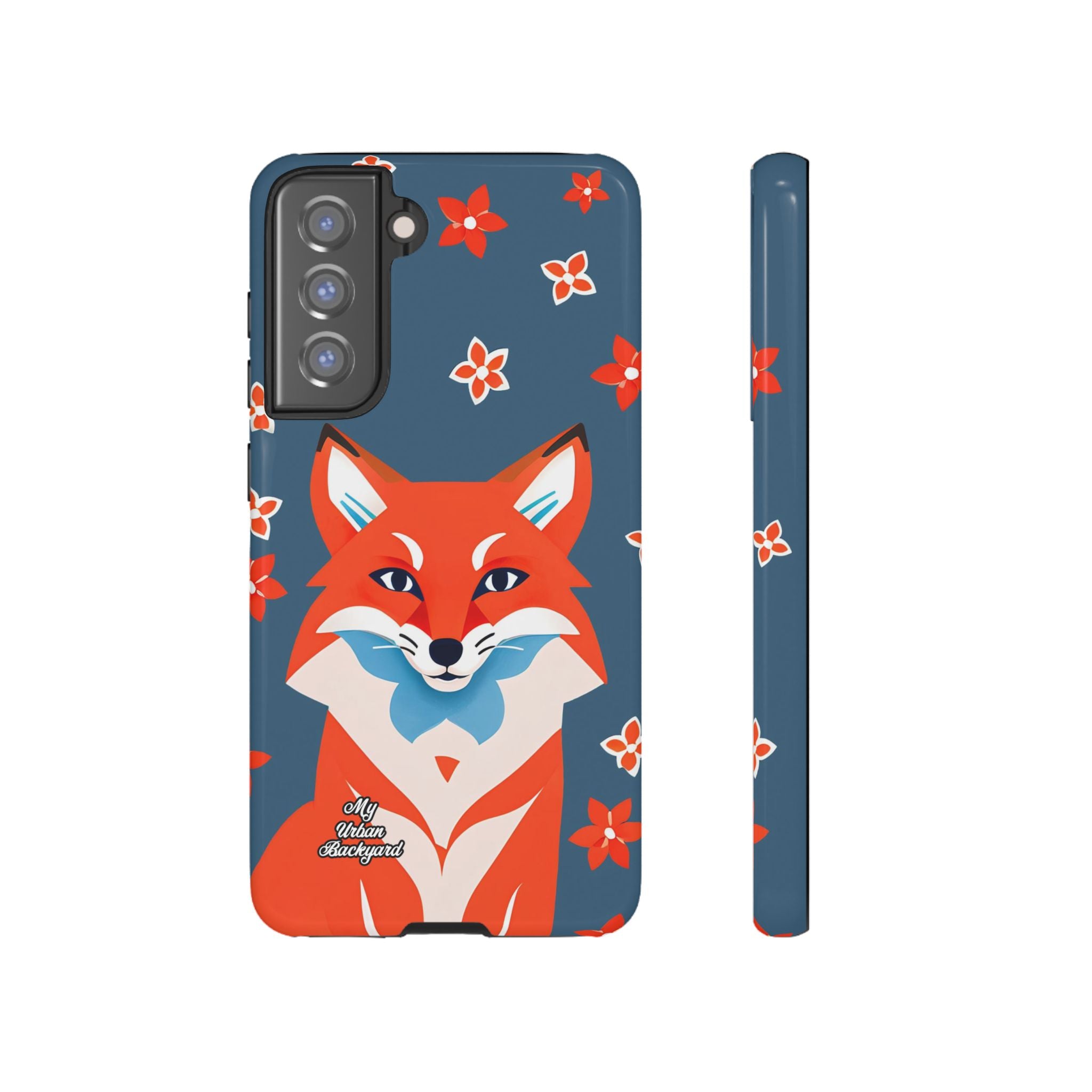 Fox with Flowers, Cell Phone Case - Apple, Samsung, Google Pixel