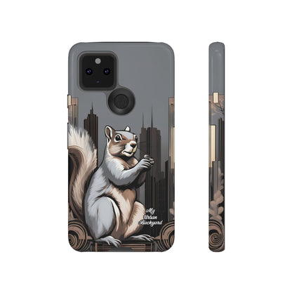 Urban Gray Squirrel, Cell Phone Case - Apple, Samsung, or Google Pixel