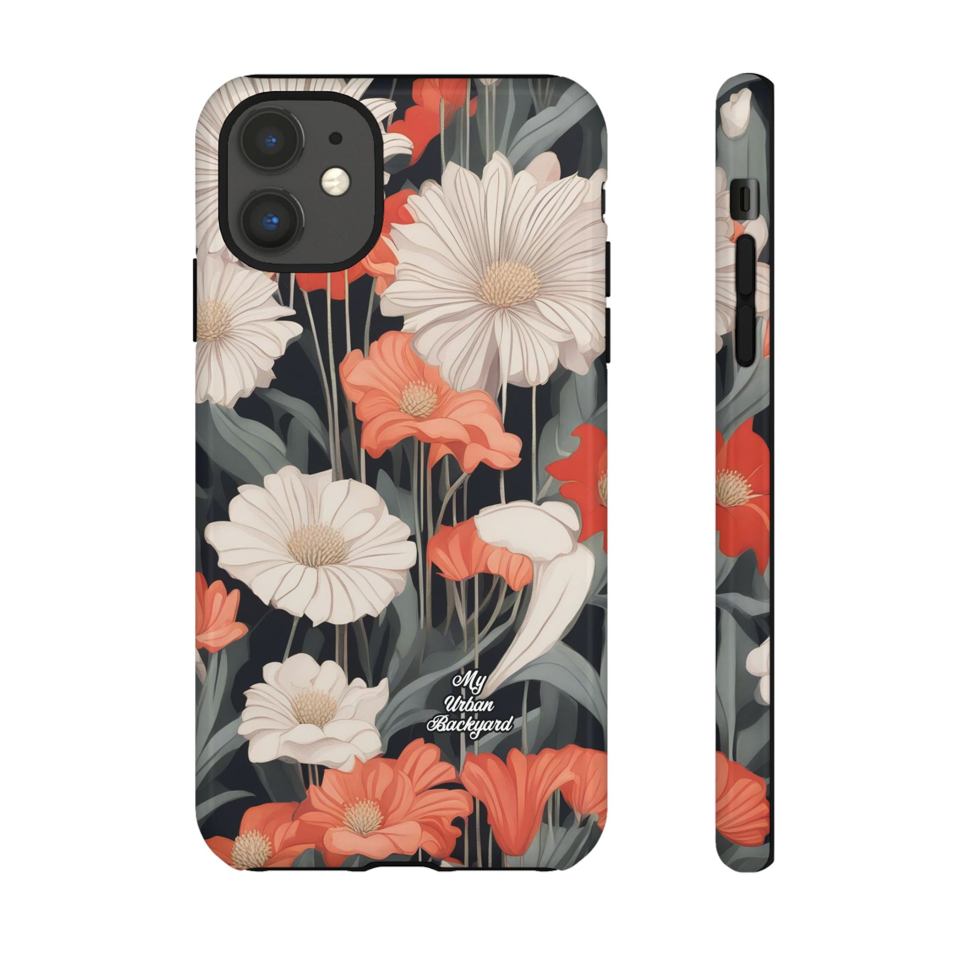Art Deco Flowers, Cell Phone Case - Apple, Samsung, Google Pixel