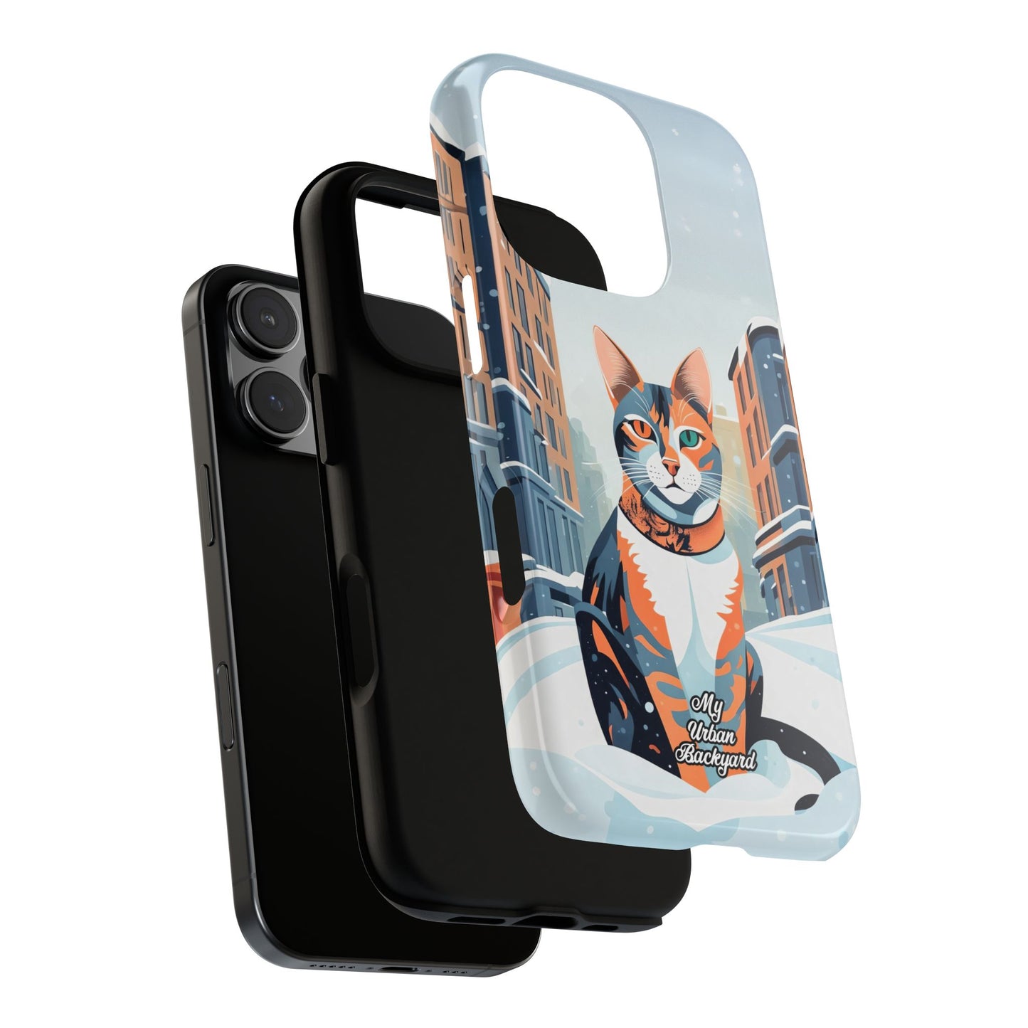 Claws Pawson in the Snow, Cell Phone Case - Apple, Samsung, or Google Pixel