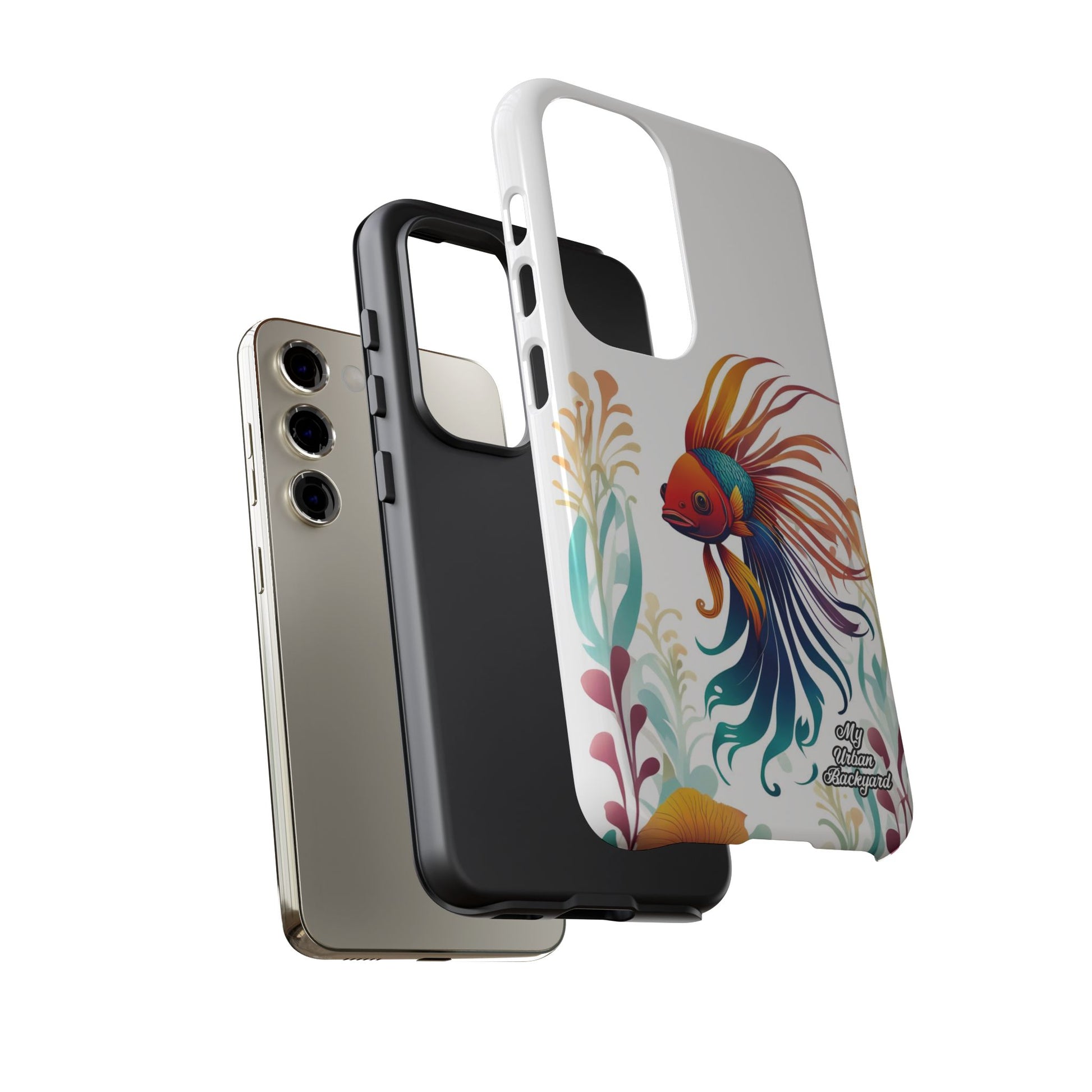 Colorful Betta Fish, Cell Phone Case - Apple, Samsung or Google Pixel