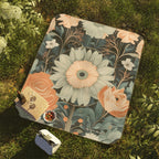 Wildflowers Floral Picnic Blanket - Perfect for Outdoor Gatherings & Beach Days, 51" × 61"