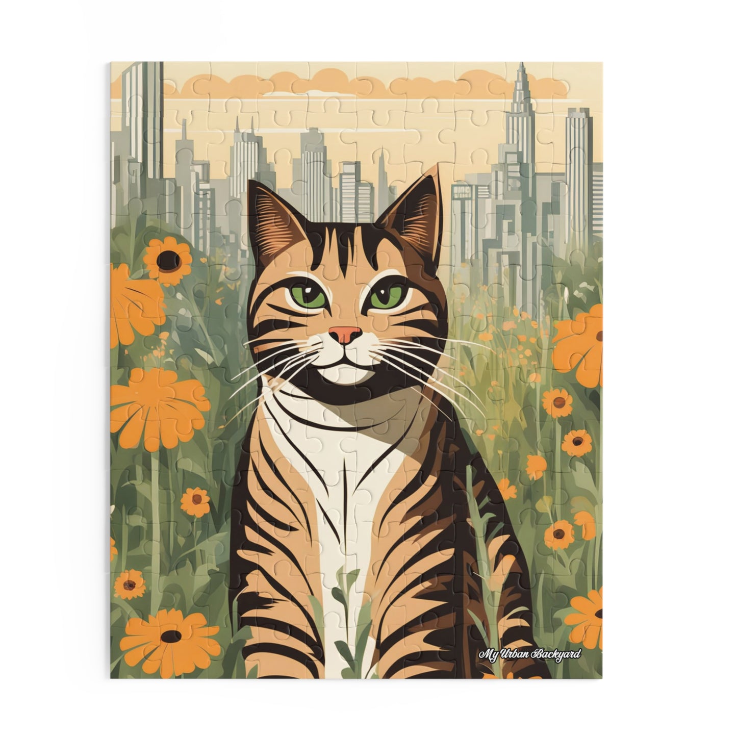 Finn Purrington, Cat Jigsaw Puzzle, (120, 252, or 500-Piece)