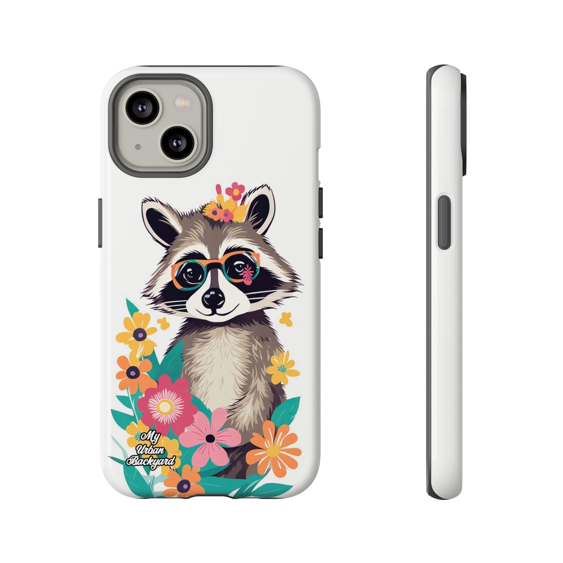 Raccoon with Glasses, Cell Phone Case - Apple, Samsung or Google Pixel