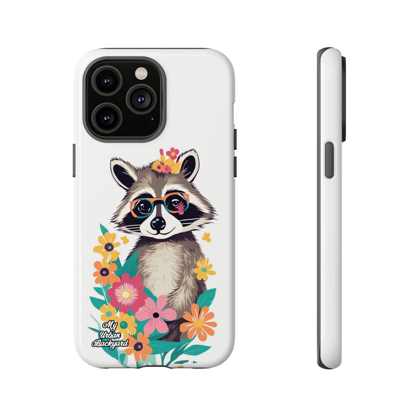 Raccoon with Glasses, Cell Phone Case - Apple, Samsung or Google Pixel