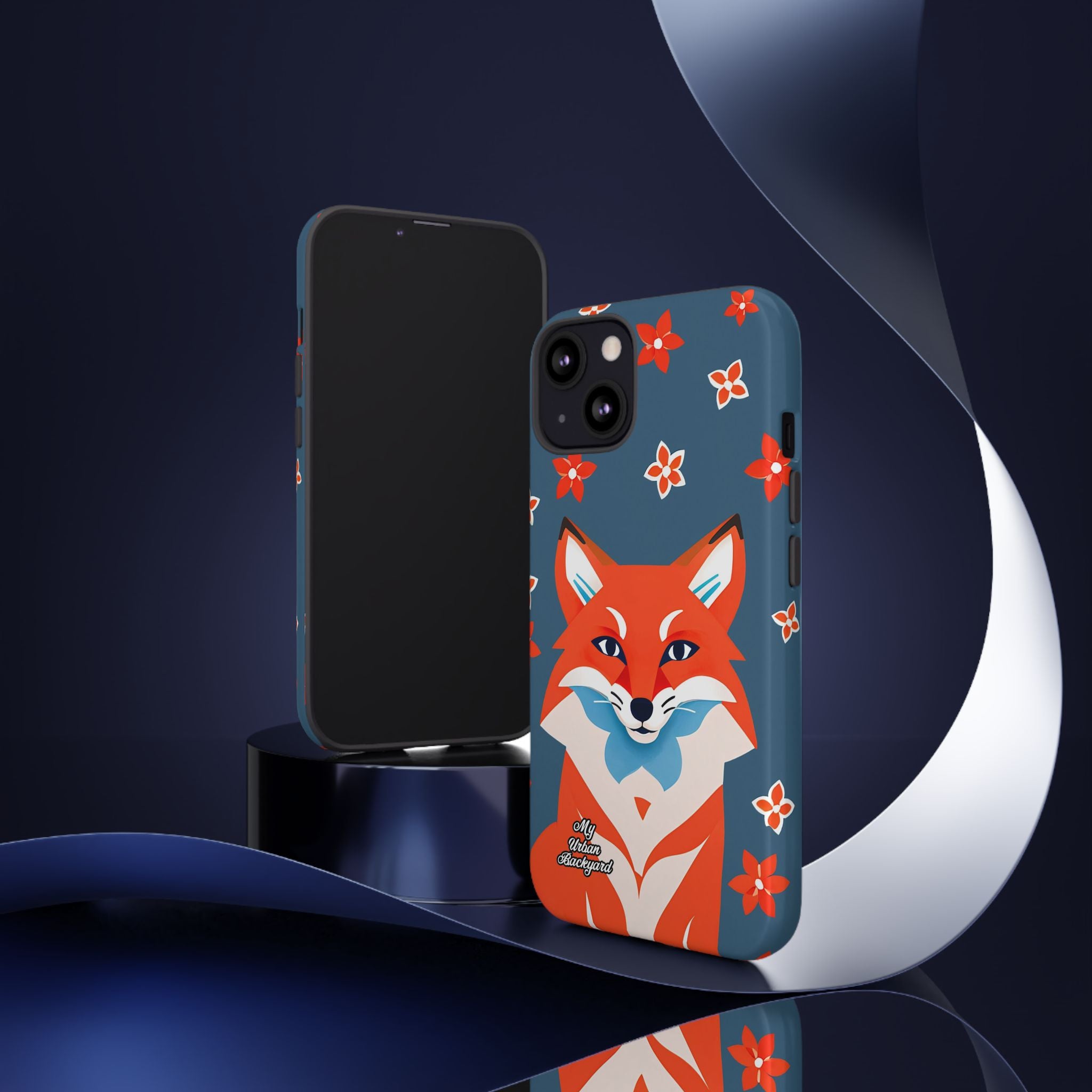Fox with Flowers, Cell Phone Case - Apple, Samsung, Google Pixel