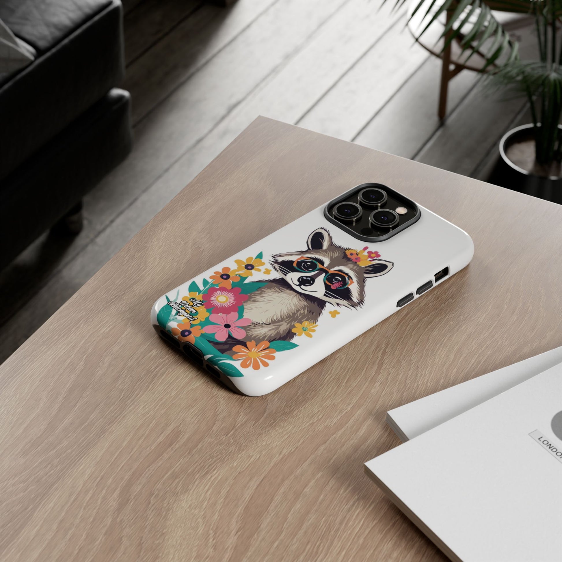 Raccoon with Glasses, Cell Phone Case - Apple, Samsung or Google Pixel