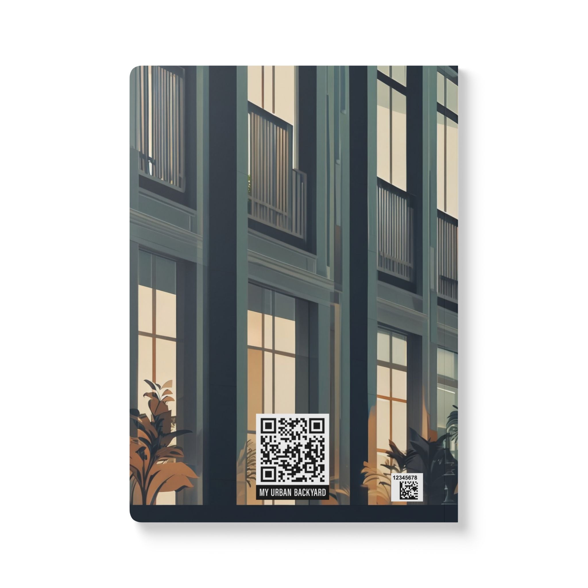 Art Deco City Cat Softcover Journal