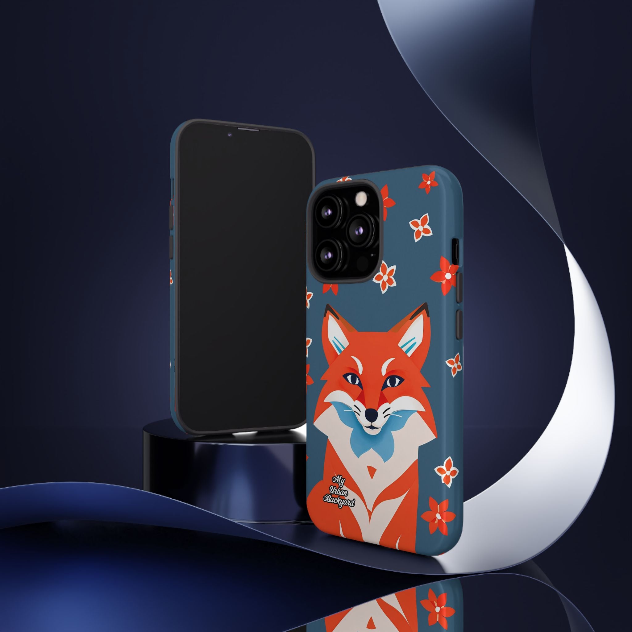 Fox with Flowers, Cell Phone Case - Apple, Samsung, Google Pixel