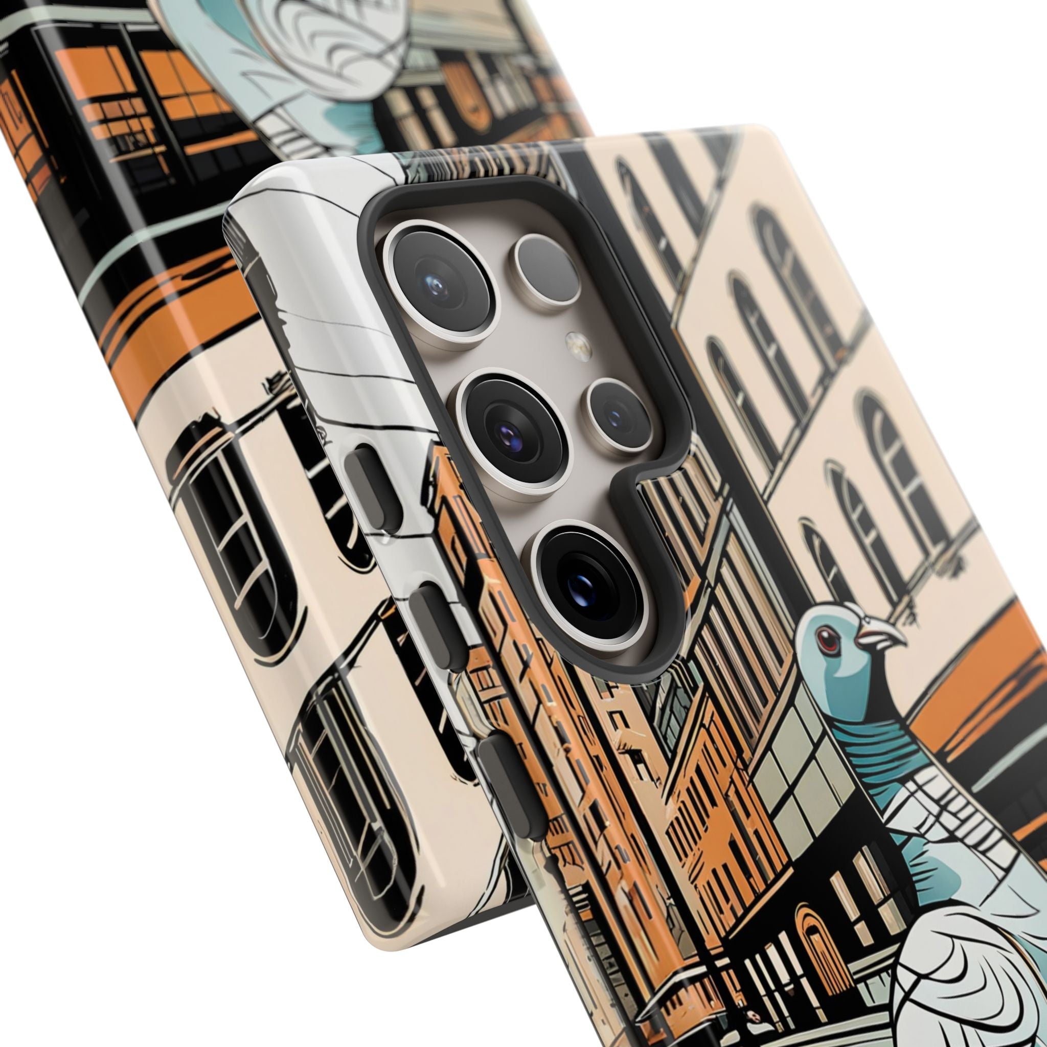 Pigeon on a City Street, Cell Phone Case - Apple, Samsung, Google Pixel