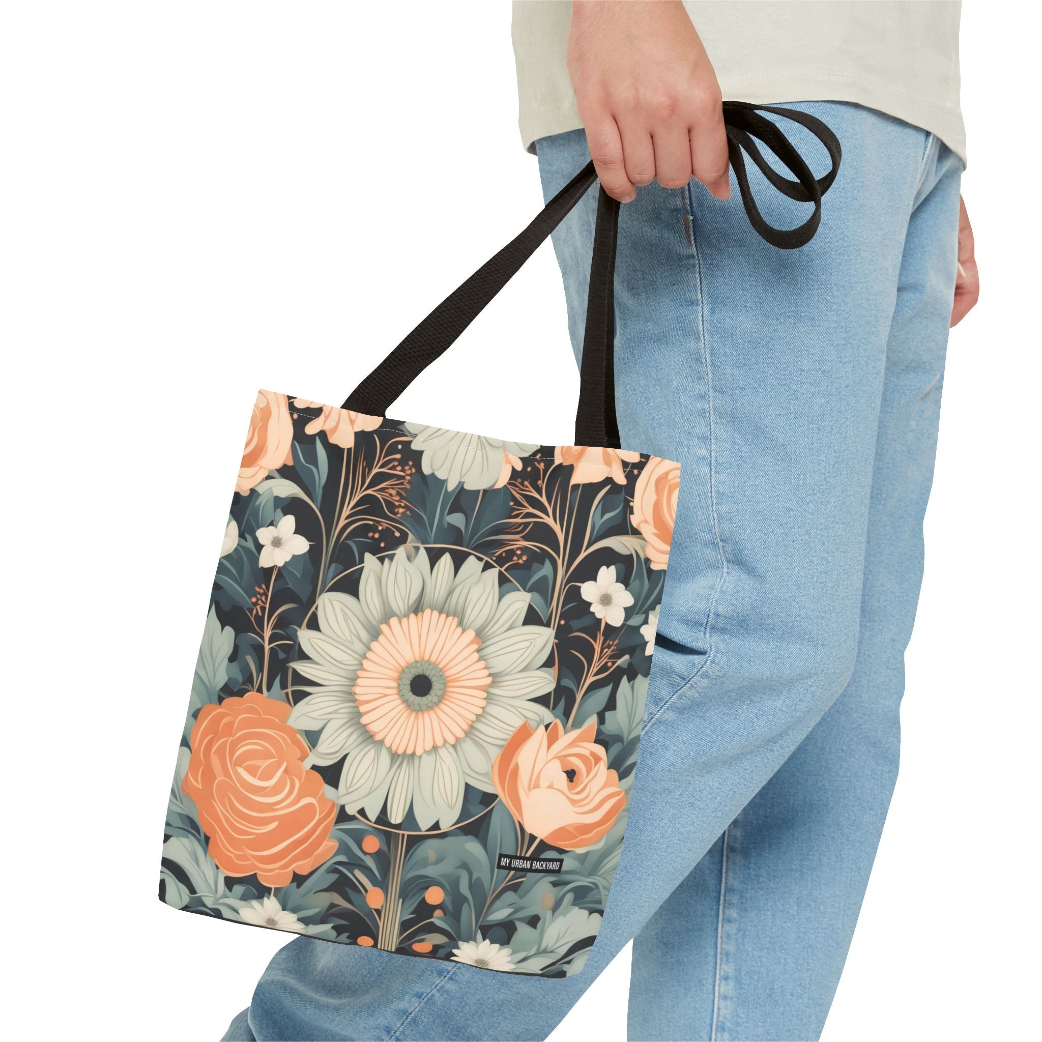Wildflowers, Everyday Tote Bag w Cotton Handles
