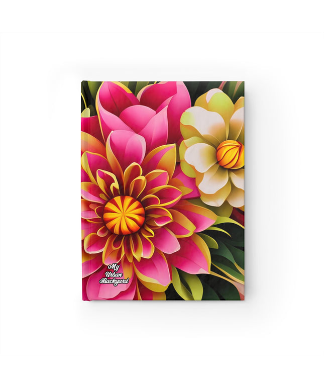 Vibrant Flowers, Hardcover Notebook Journal - Write in Style