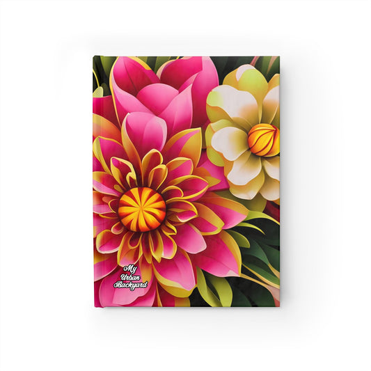 Vibrant Flowers, Hardcover Notebook Journal - Write in Style