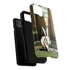 White Rabbit on a City Street, Cell Phone Case - Apple, Samsung, Google Pixel