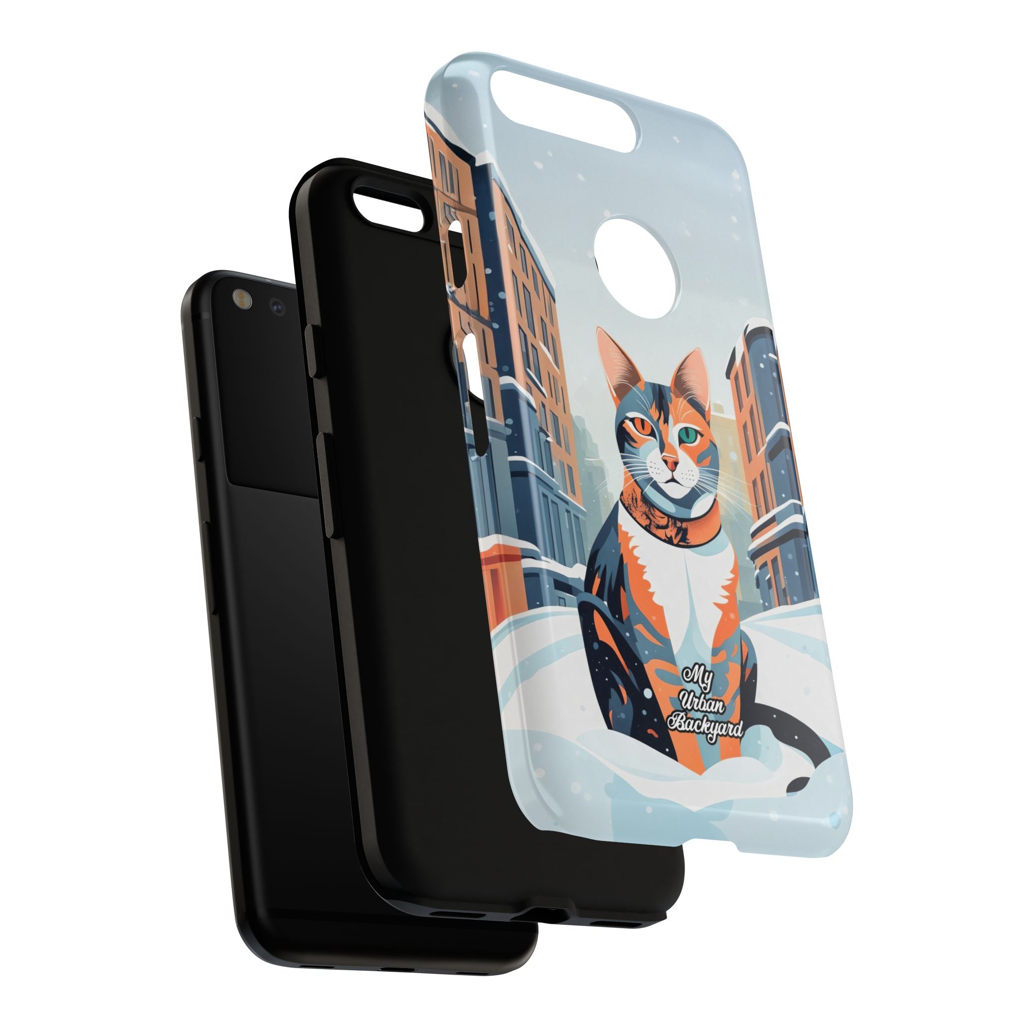Claws Pawson in the Snow, Cell Phone Case - Apple, Samsung, Google Pixel