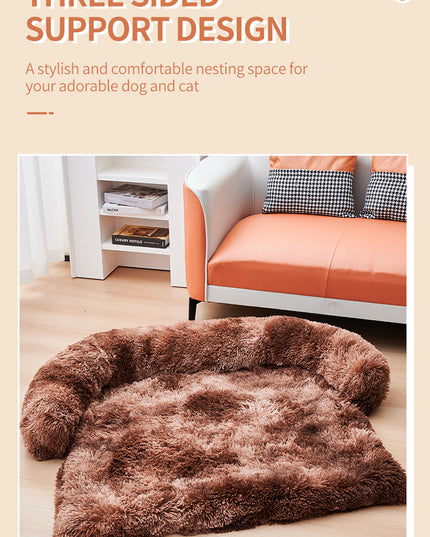 Extended Mat Nest, Comfortable Pet Cushion For Sofa or Floors, Dogs/Cats, 43.3"