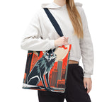 City Wolf Tote Bag, Tote with Cotton Handles For Everyday Use, 3 Sizes