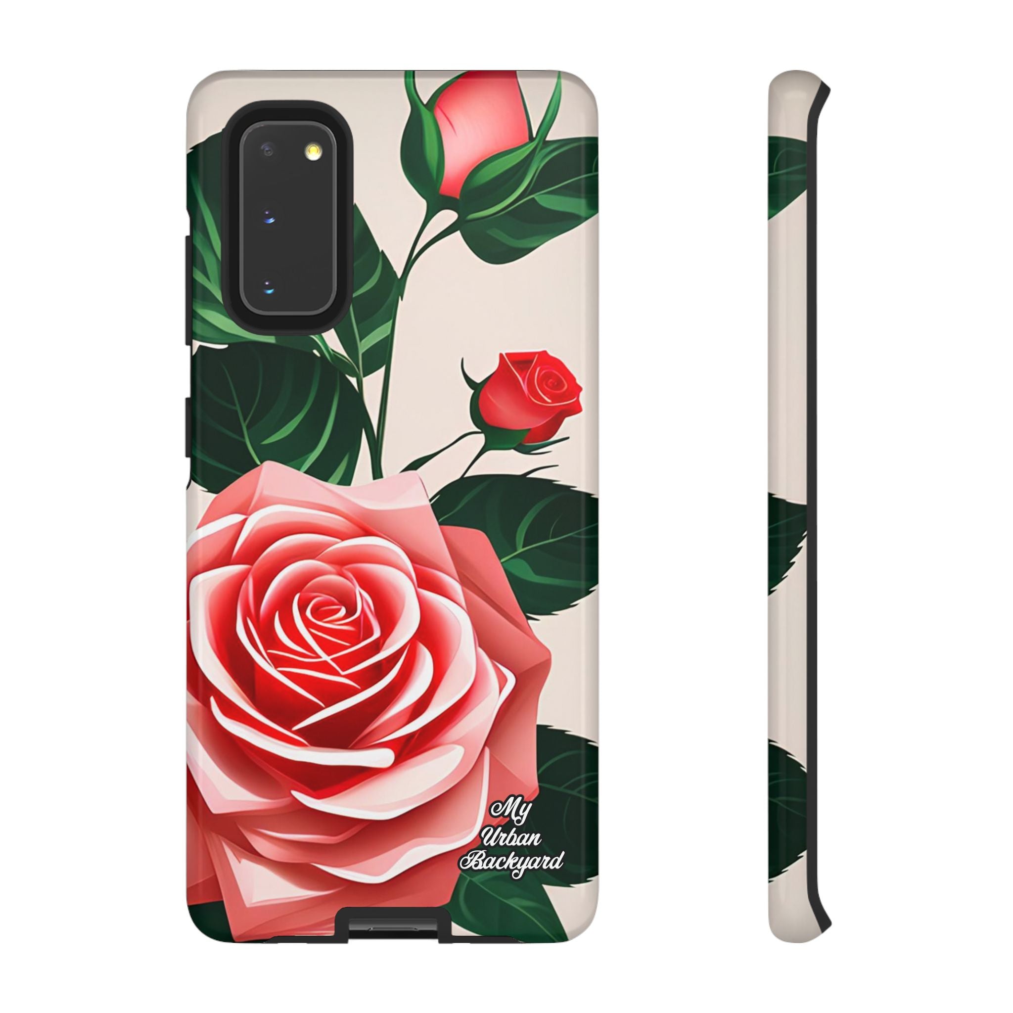 Pink Rose Flowers, Cell Phone Case - Apple, Samsung, Google Pixel