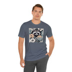 Rocco Pawsley, Raccoon T-Shirt, Soft 100% Cotton, Short Sleeve, Classic Fit - Unisex