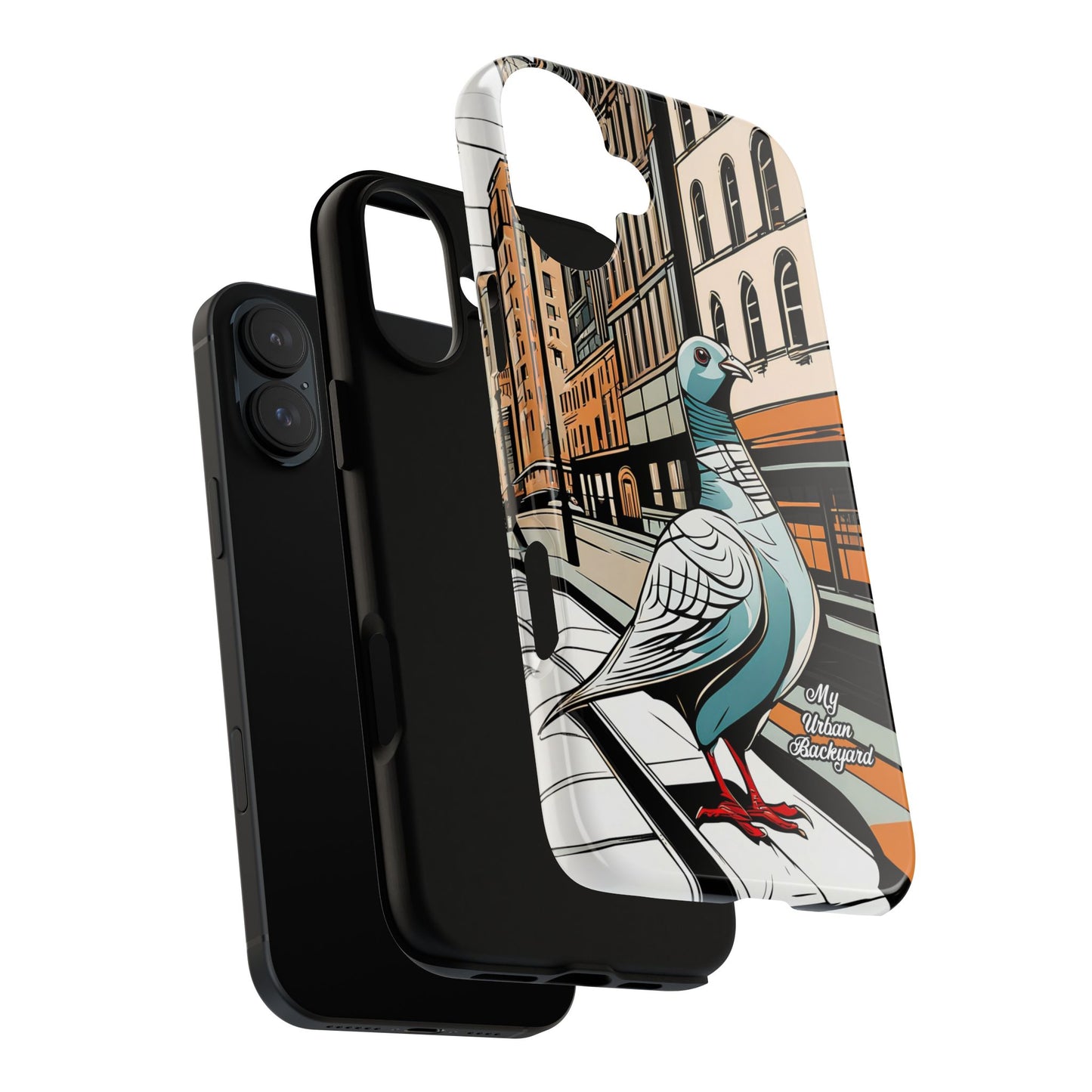 Pigeon on a City Street, Cell Phone Case - Apple, Samsung, or Google Pixel