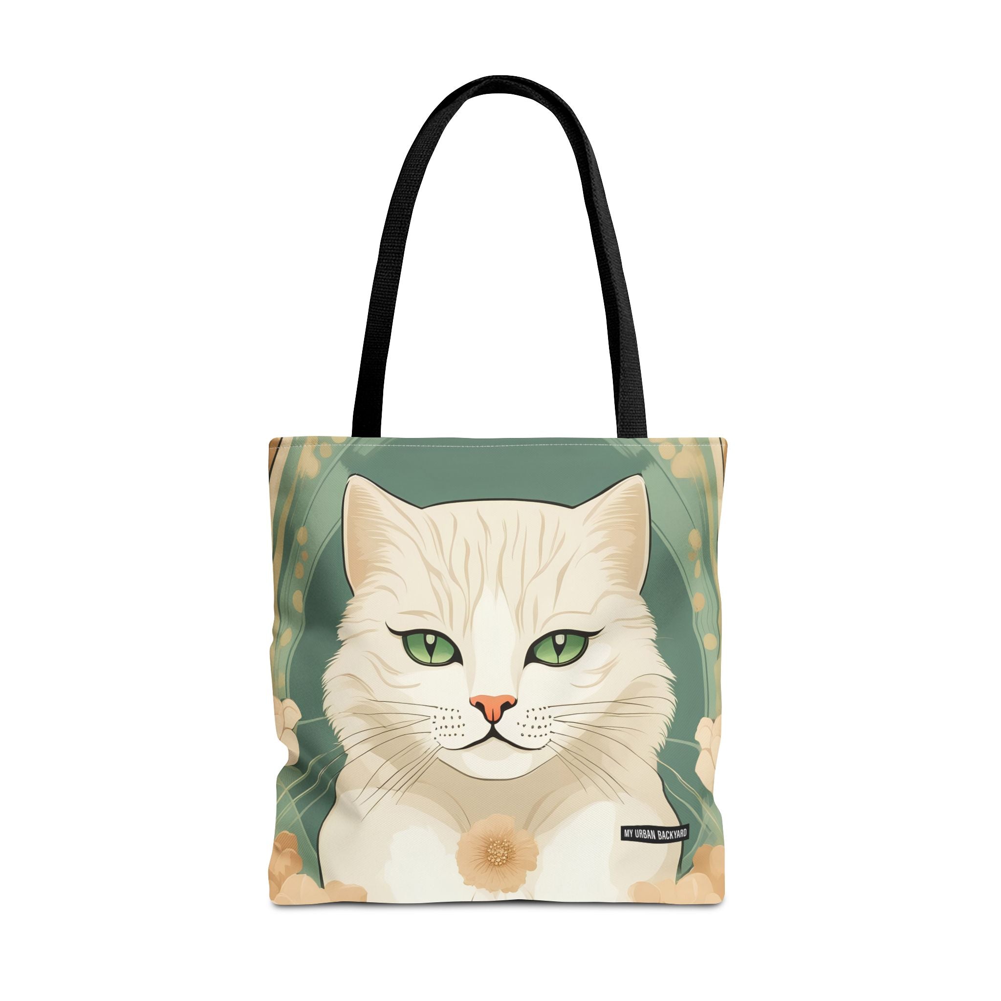 Blanca Purrington, Cat Tote Bag w Cotton Handles