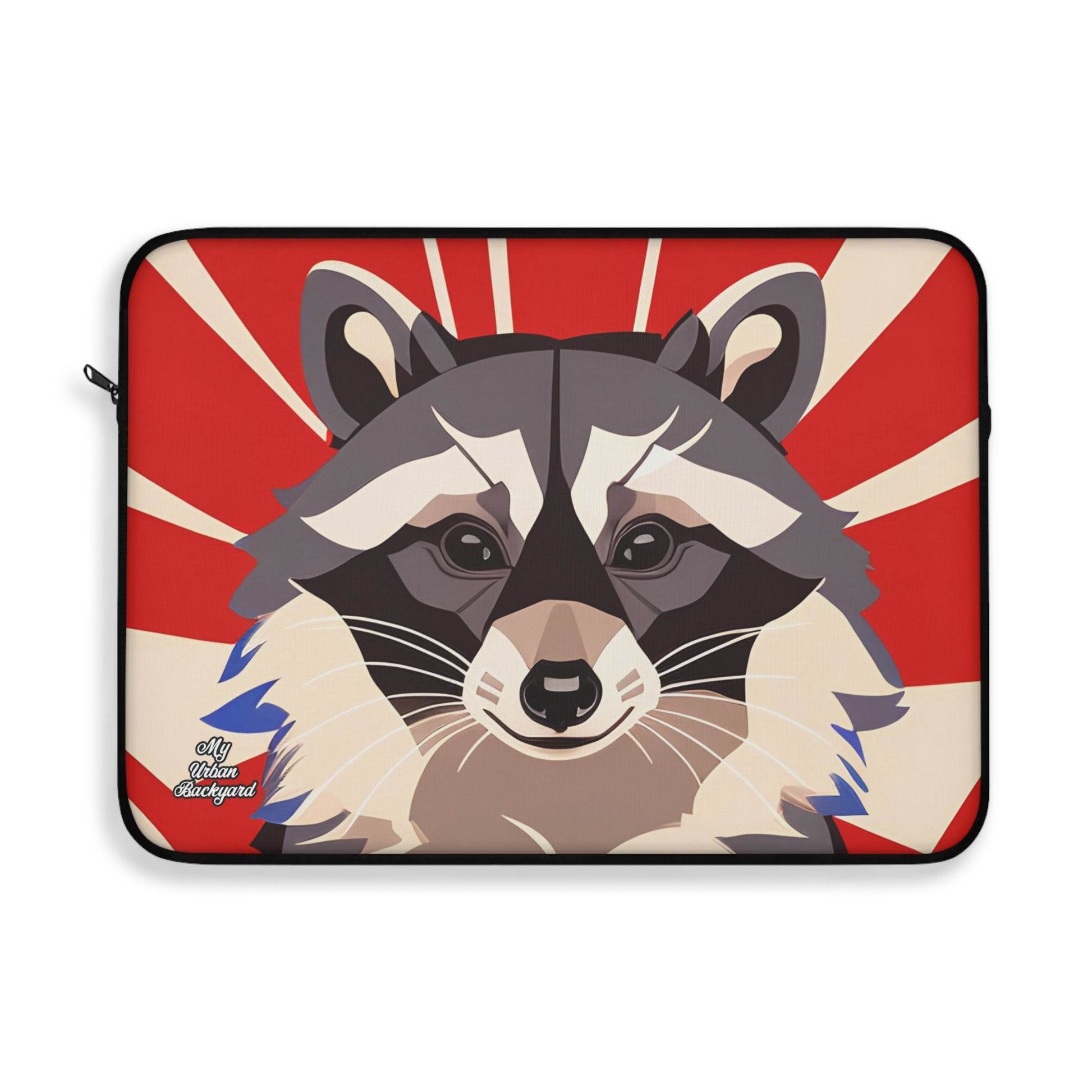 Ziggy Starspaws, Raccoon Laptop Carrying Case, Top Loading Sleeve for School or Work