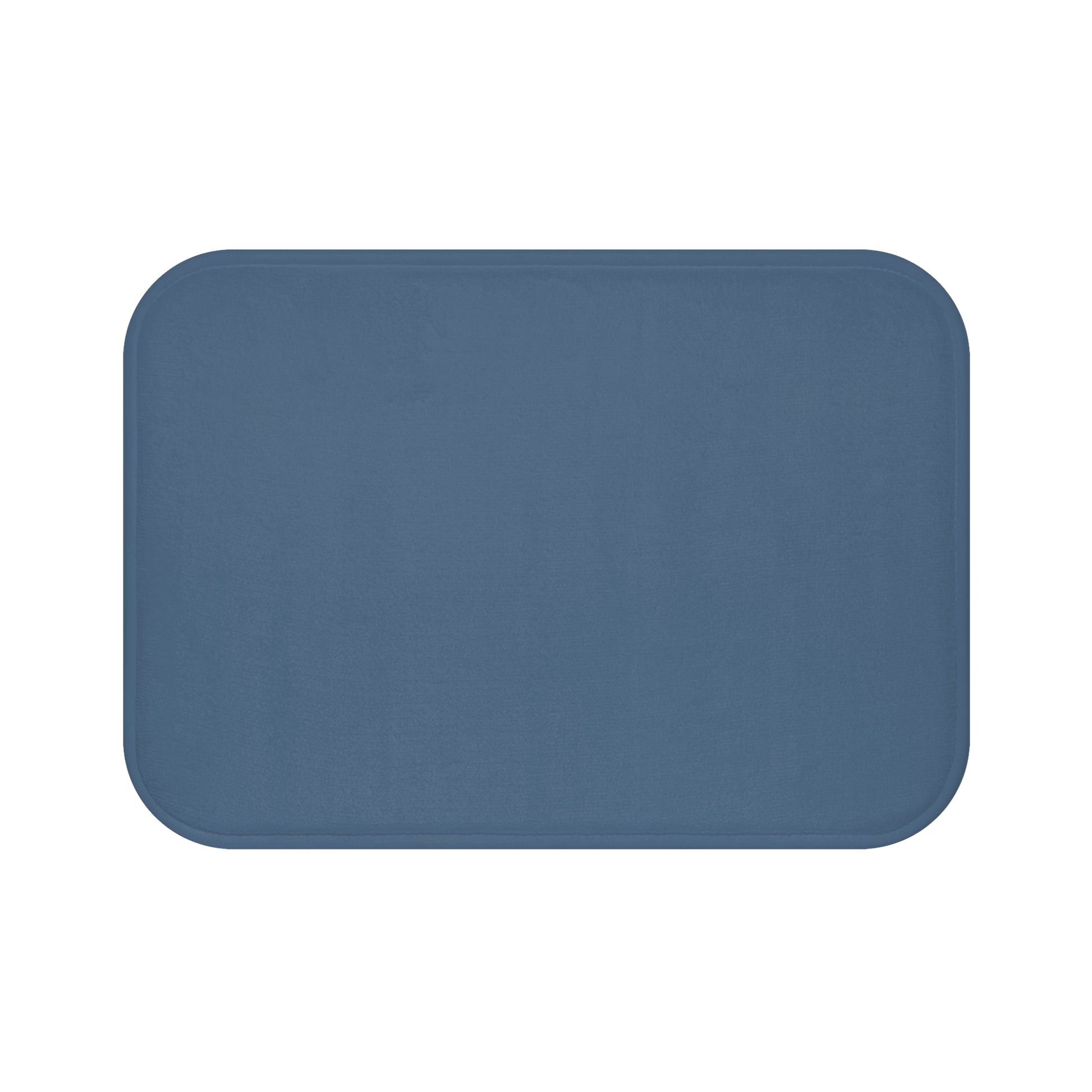 Coastal Blue Memory Foam Bath Mat — Soft Absorbent Bathroom Rug, 2 sizes