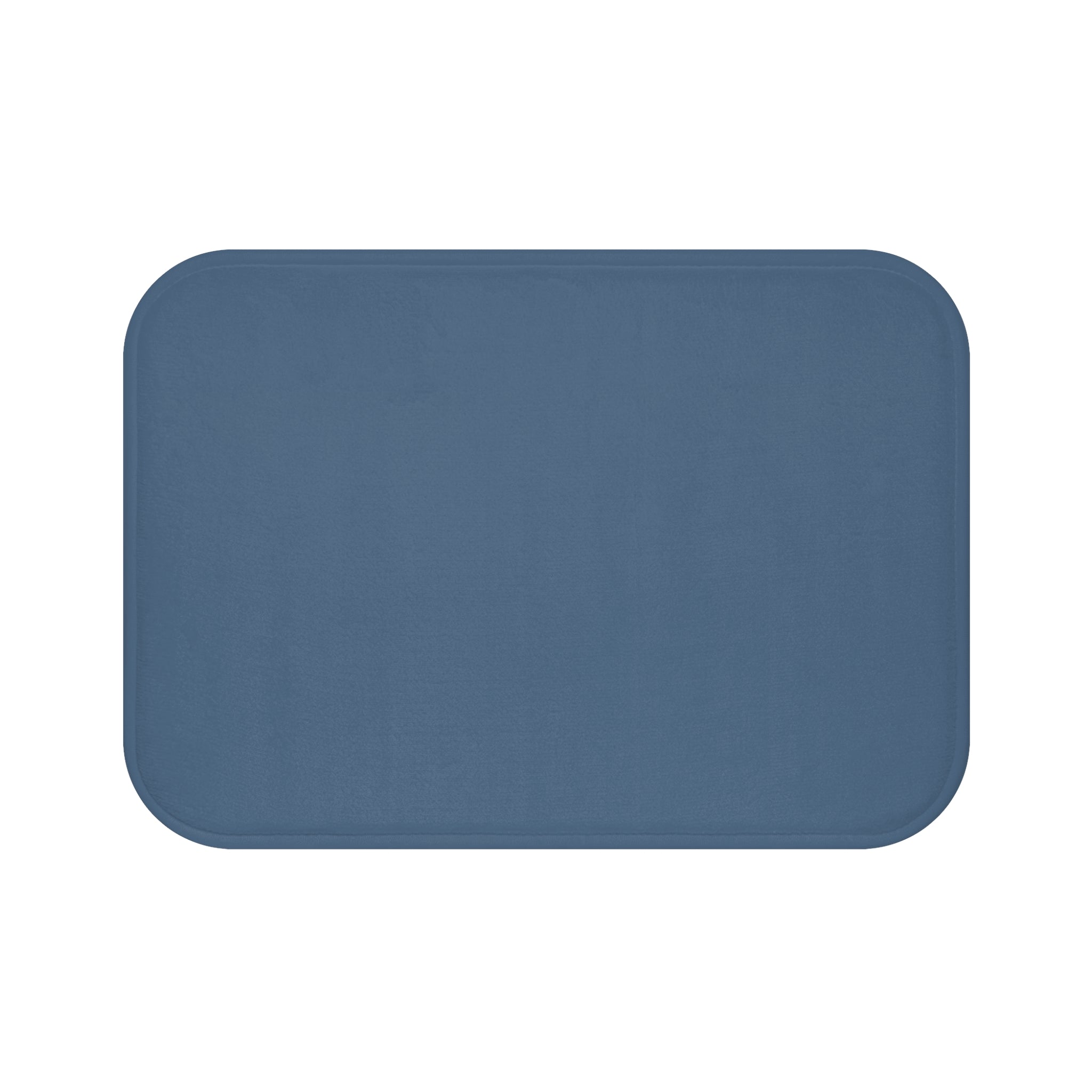 Coastal Blue Memory Foam Bath Mat — Soft Absorbent Bathroom Rug, 2 sizes