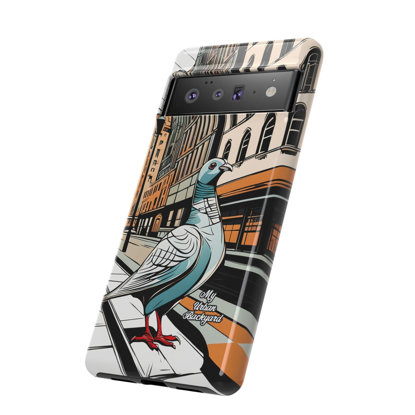 Pigeon on a City Street, Cell Phone Case - Apple, Samsung, or Google Pixel