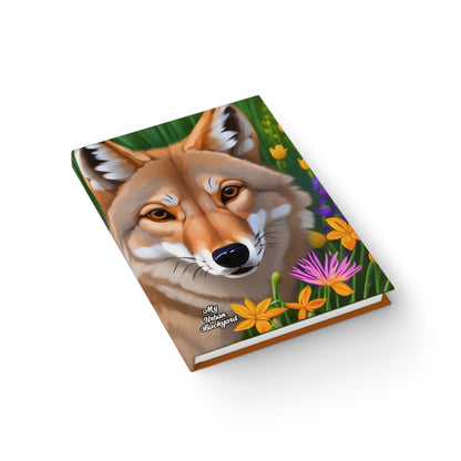 Coyote Portrait, Hardcover Notebook Journal - Write in Style