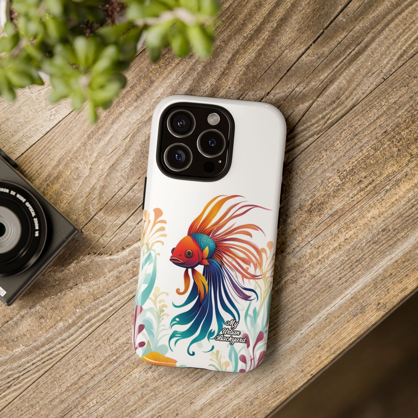 Colorful Betta Fish, Cell Phone Case - Apple, Samsung or Google Pixel