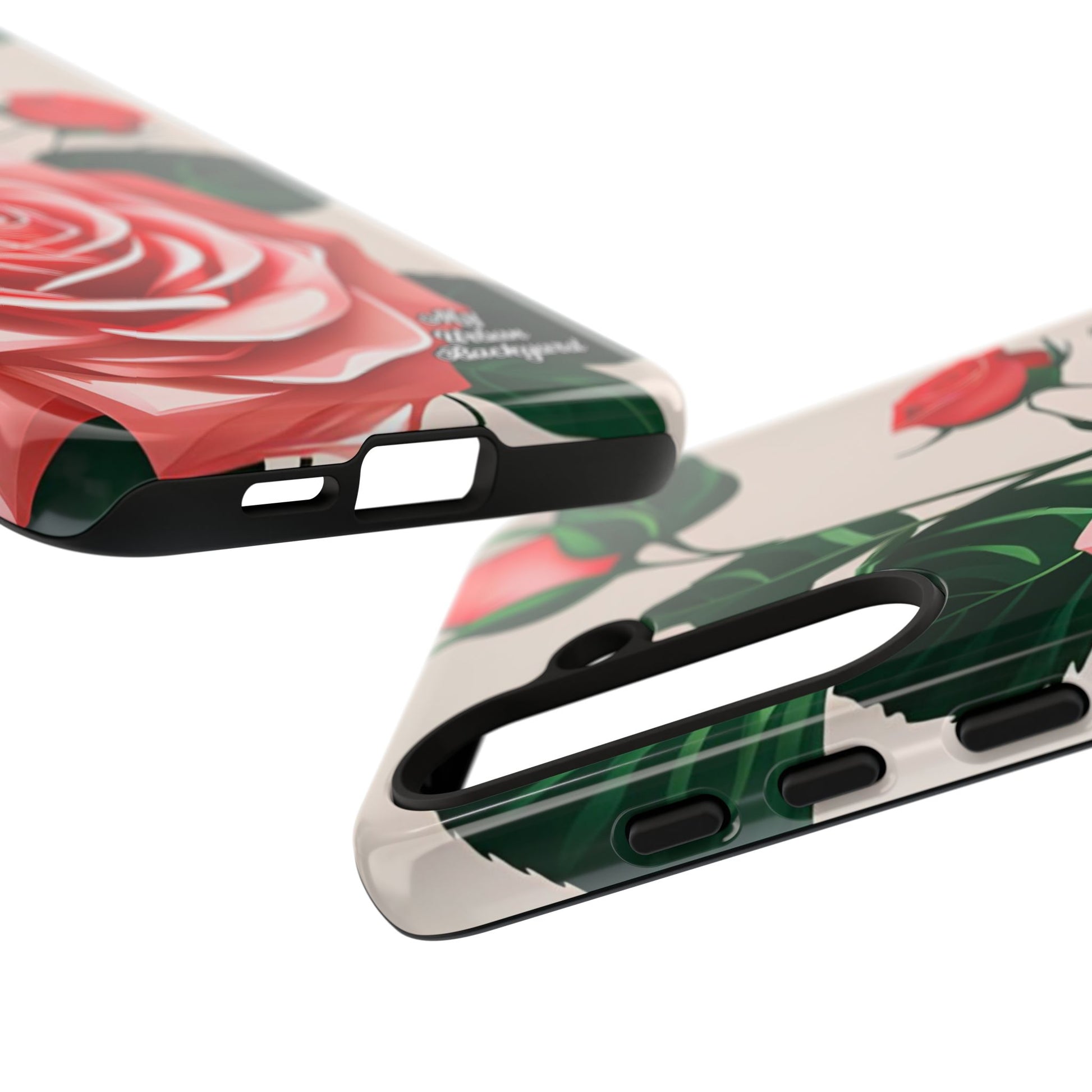 Pink Rose Flowers, Cell Phone Case - Apple, Samsung, Google Pixel