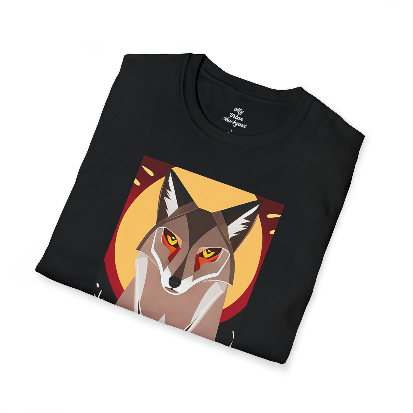Sunset Coyote, Soft 100% Cotton T-Shirt, Unisex, Short Sleeve, Classic Fit