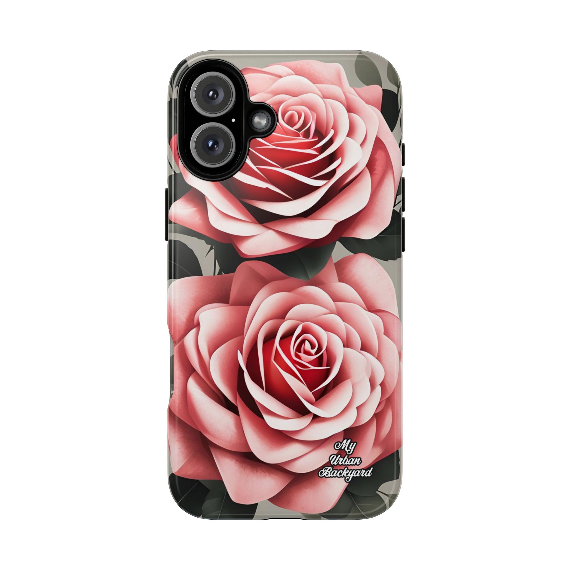 Pink Rose Flowers, Cell Phone Case - Apple, Samsung, Google Pixel