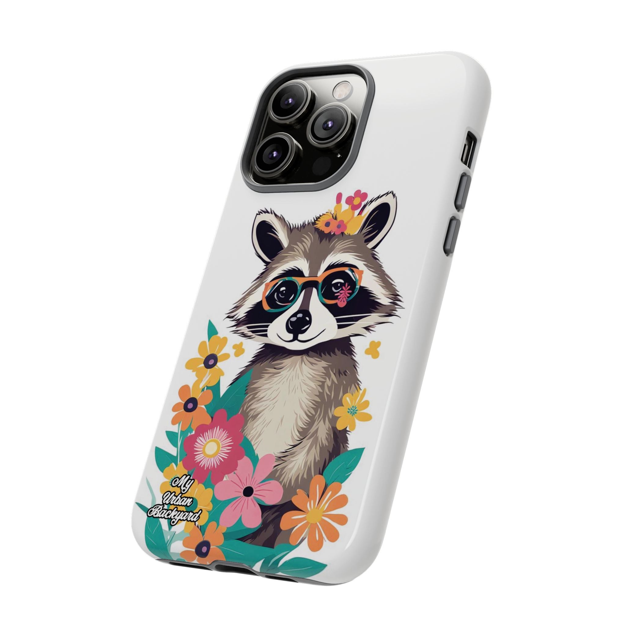 Raccoon with Glasses, Cell Phone Case - Apple, Samsung or Google Pixel