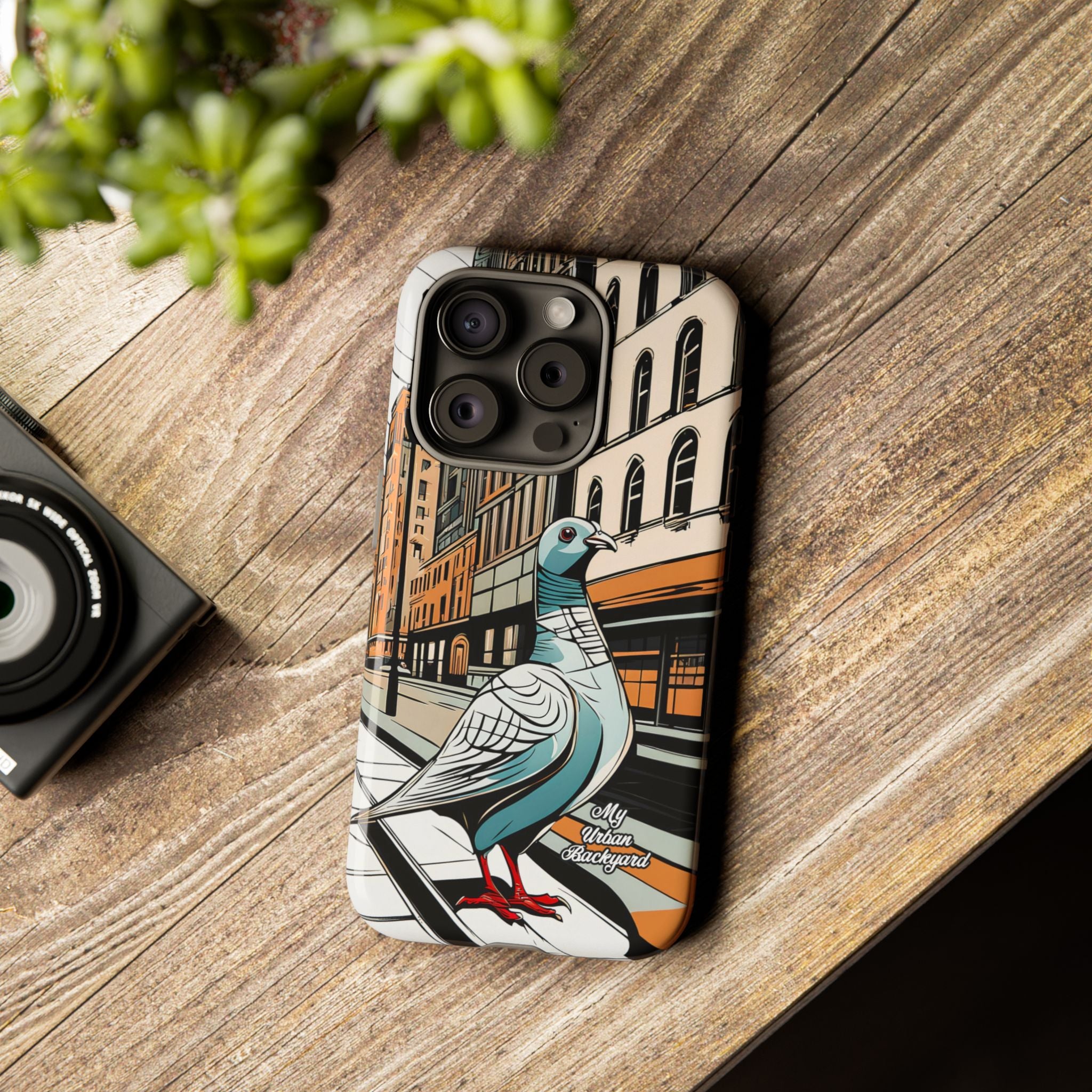 Pigeon on a City Street, Cell Phone Case - Apple, Samsung, Google Pixel