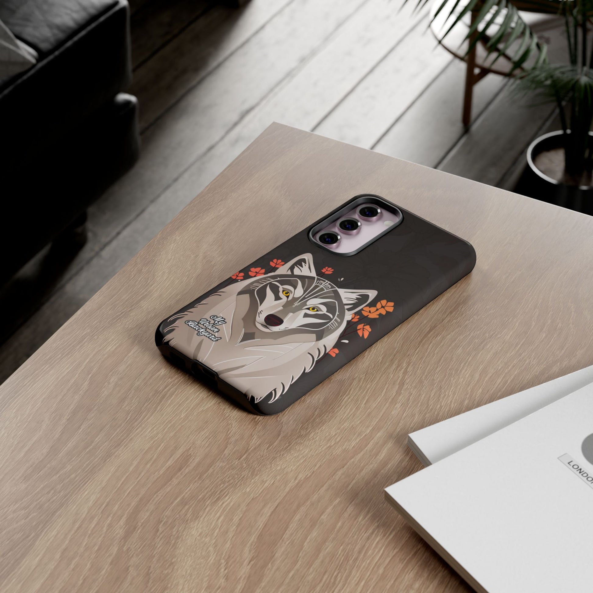 Art Deco Wolf, Cell Phone Case - Apple, Samsung, Google Pixel