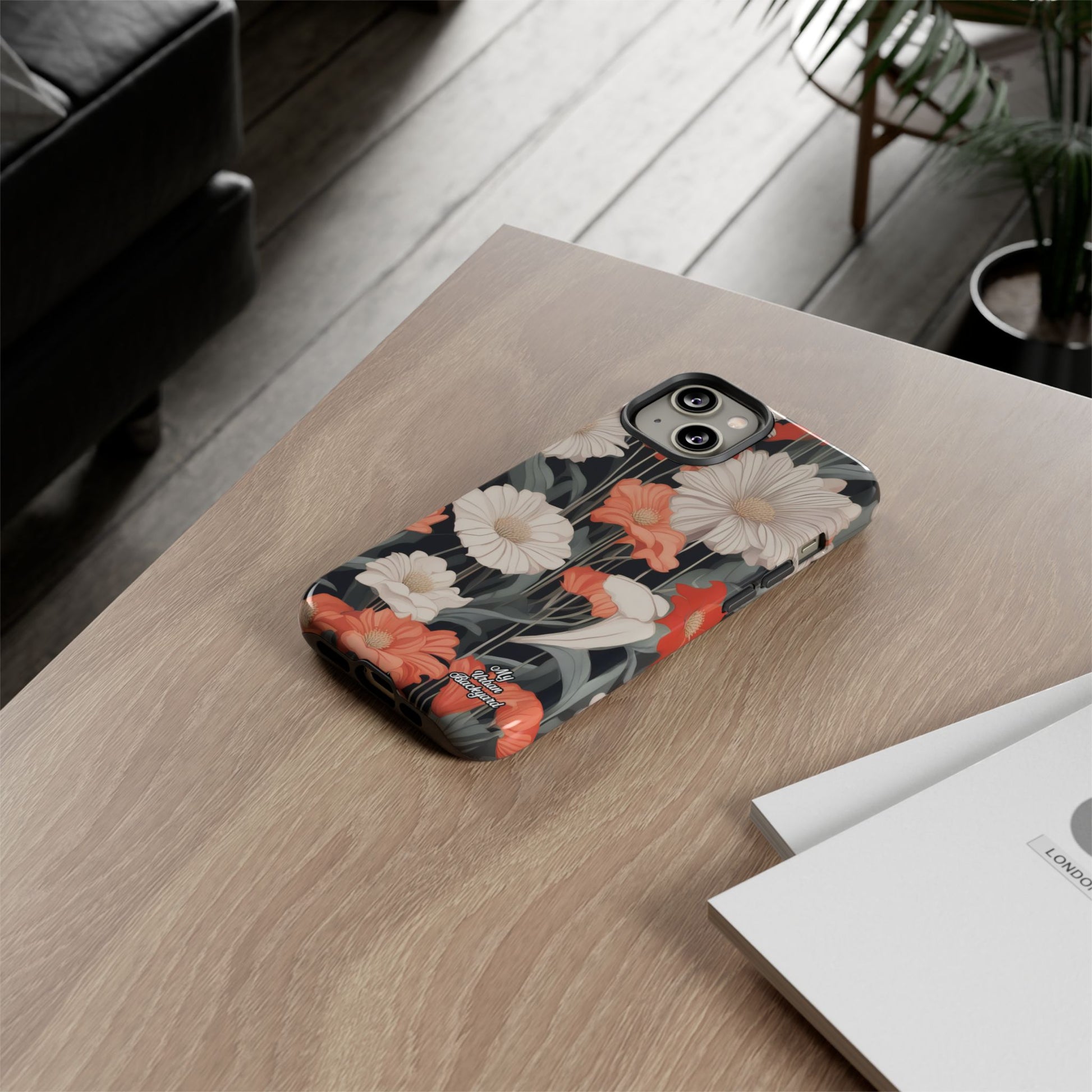 Art Deco Flowers, Cell Phone Case - Apple, Samsung, Google Pixel