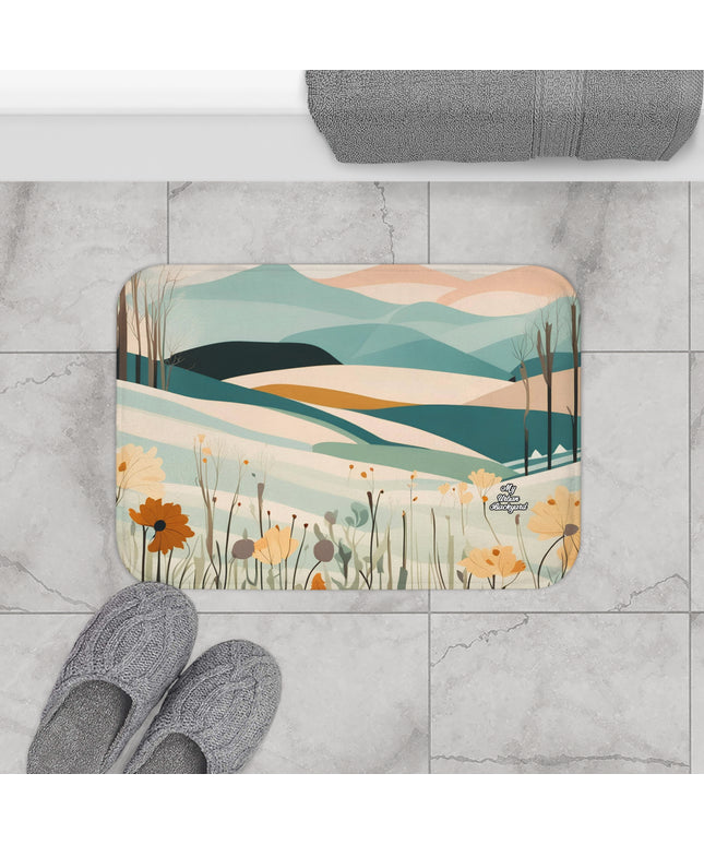 The Outdoors, Memory Foam Bath Mat - Cozy Bathroom Essential