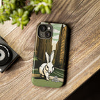 White Rabbit on a City Street, Cell Phone Case - Apple, Samsung, Google Pixel