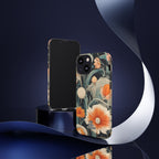 Orange and White Flowers, Cell Phone Case - Apple, Samsung, Google Pixel