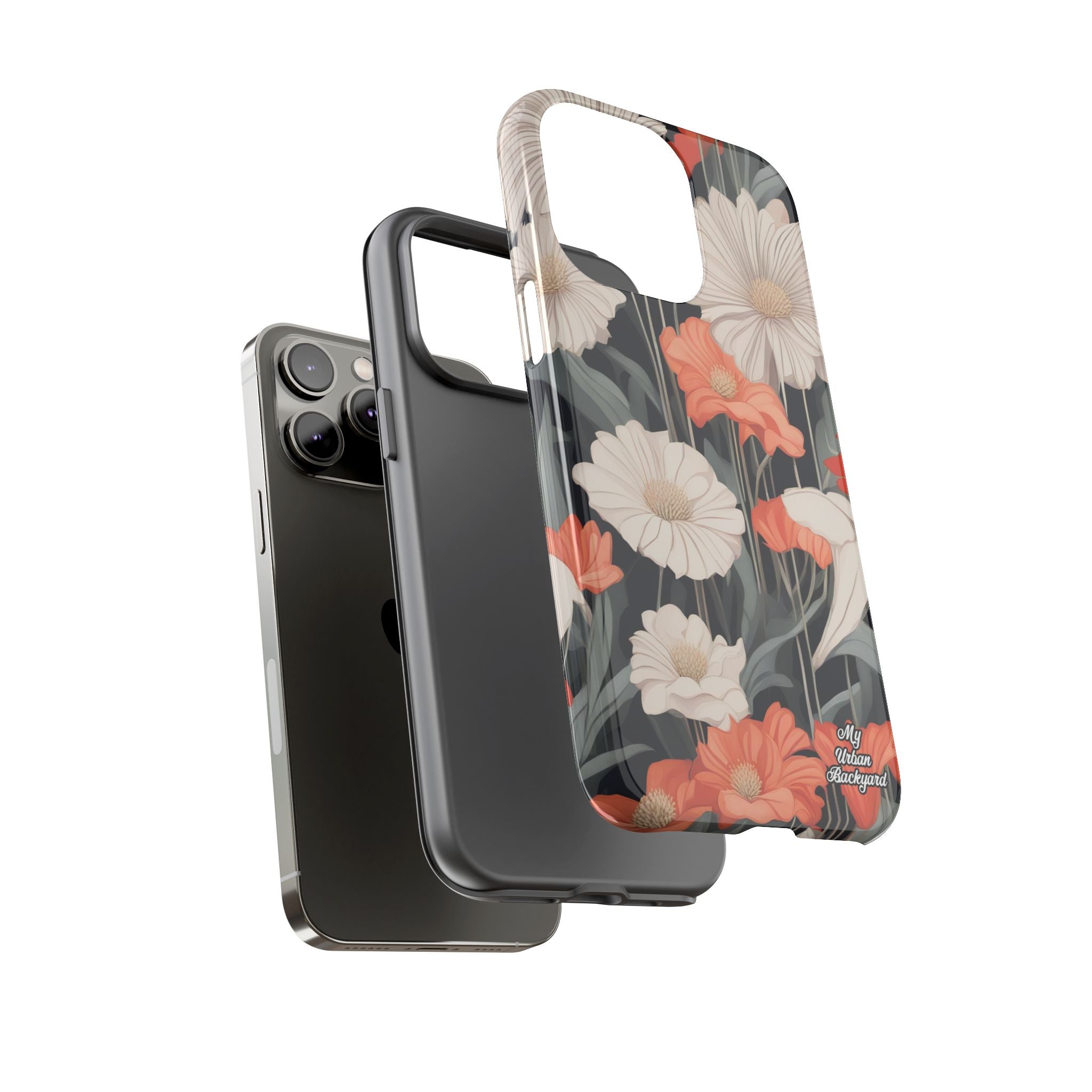 Art Deco Flowers, Cell Phone Case - Apple, Samsung, Google Pixel