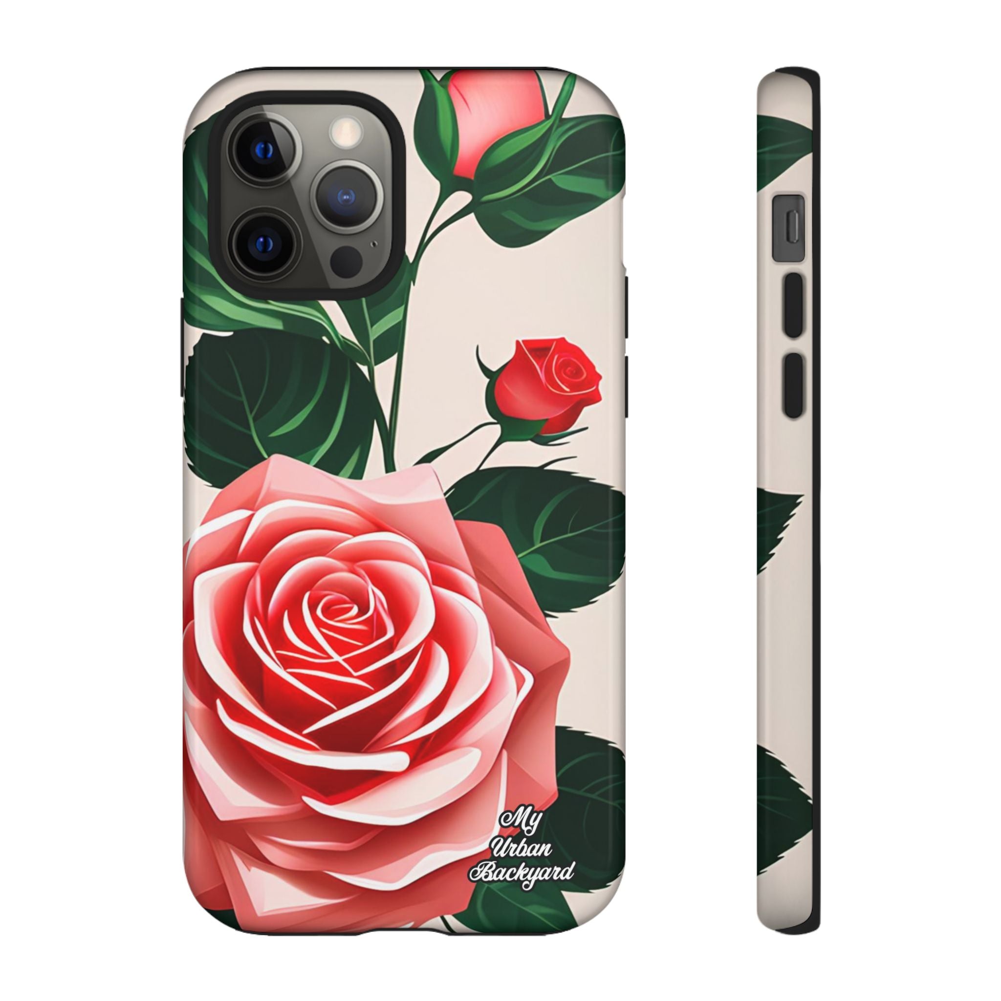 Pink Rose Flowers, Cell Phone Case - Apple, Samsung, Google Pixel