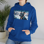 French Bulldog Hoodie w Front Pocket - Cozy, Unisex, Heavy Blend Sweatshirt